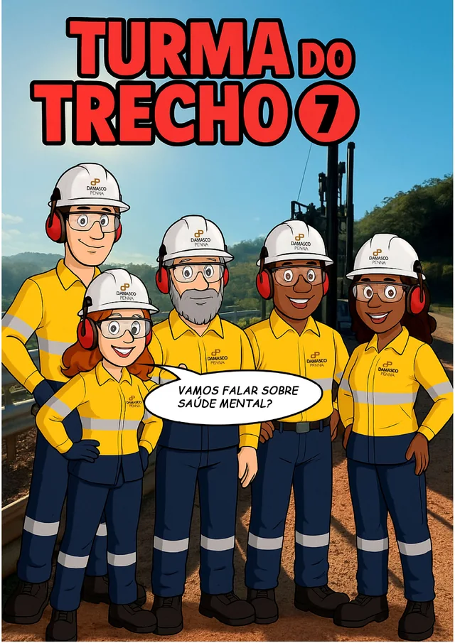 Portada de Turma do Trecho 7: ¿Hablamos de salud mental?