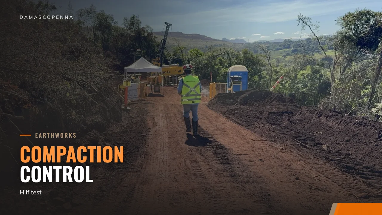 Earthworks compaction control · Hilf test · Damasco Penna video